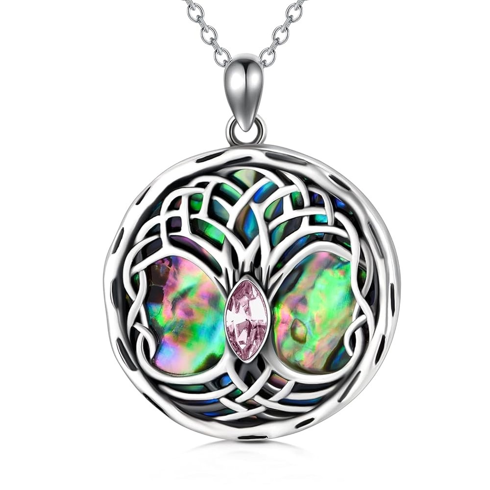 #62 | AOBOCO Sterling Silver Celtic Tree of Life Necklace
